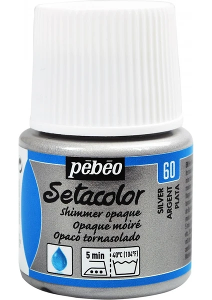 Setacolor Shimmer Parlak Opak Kumaş Boyası 45Ml N:60 Silver