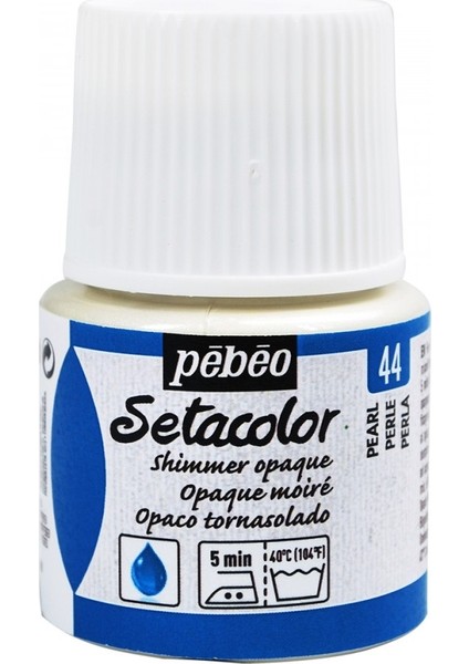 Setacolor Shimmer Parlak Opak Kumaş Boyası 45Ml N:44 Pearl