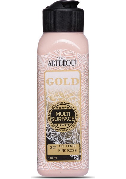 Gold Multi Surface Satin Akrilik Boya 140Ml 321 Gül Pembe