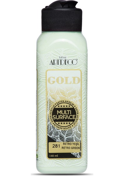 Gold Multi Surface Satin Akrilik Boya 140Ml 281 Retro Yeşil