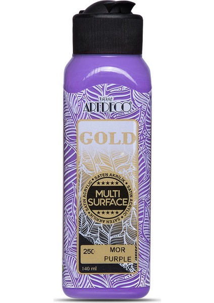 Gold Multi Surface Satin Akrilik Boya 140Ml 250 Mor