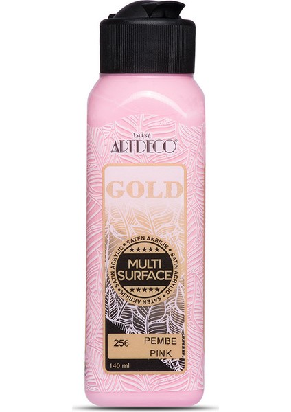 Gold Multi Surface Satin Akrilik Boya 140Ml 256 Pembe