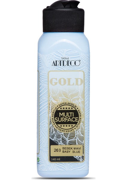 Gold Multi Surface Satin Akrilik Boya 140Ml 268 Bebek Mavi
