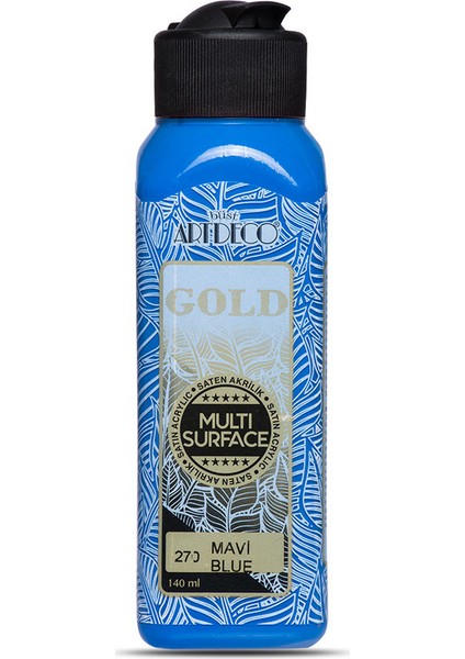 Gold Multi Surface Satin Akrilik Boya 140Ml 270 Mavi