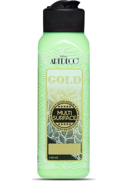 Gold Multi Surface Satin Akrilik Boya 140Ml 402 Neon Yeşil