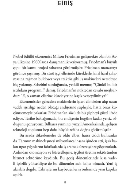 Robotların Yükselişi :Yapay Zeka Ve İşsiz Bir Gelecek Tehlikesi - Martin Ford