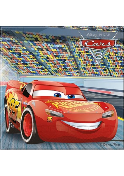 Cars 3 Kağıt Peçete 33x33 cm 20'li