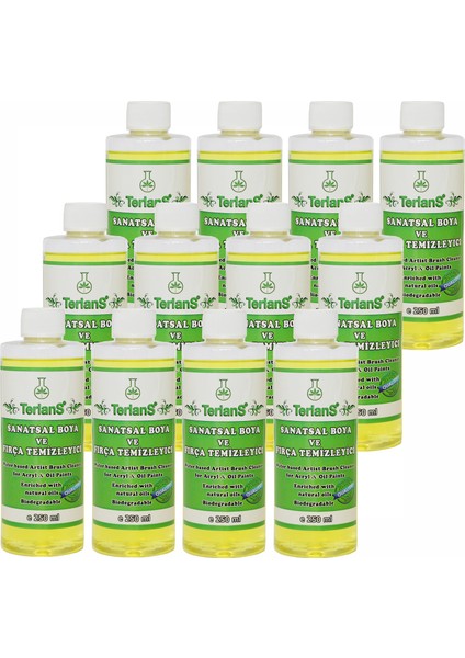 Sanatsal Boya ve Fırça Temizleyici 12 x 250 Ml,