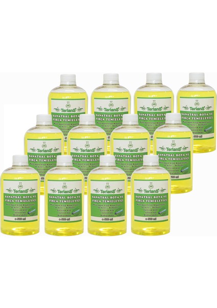 Sanatsal Boya ve Fırça Temizleyici 12 x 500 Ml,