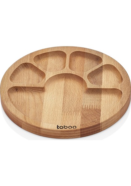 TAB-8120 Ahşap Çerezlik 5 Gözlü Büyük Boy fırsatları