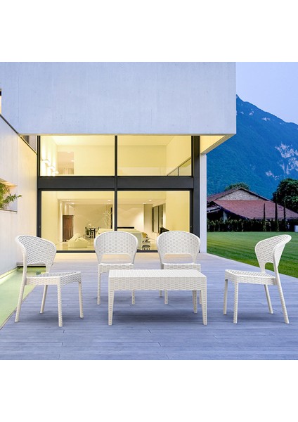 Rattan Daytona Sandalye Beyaz fiyatları