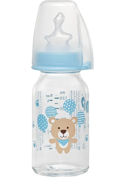 Wide Neck Bottle 125 ml Antikolik Cam Biberon Erkek