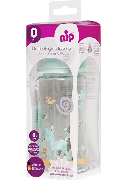 Wide Neck Bottle 240 ml Antikolik Cam Biberon Erkek fiyatları