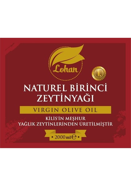 Naturel Birinci Zeytinyağı 2 lt