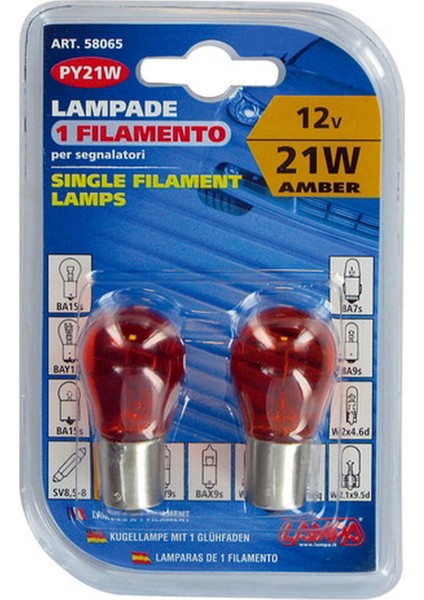Amber PY21W Ampulü 2 Ad. 58065 fiyatları
