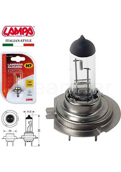 H7 Far Ampulü 12V 55W 91503 fiyatları
