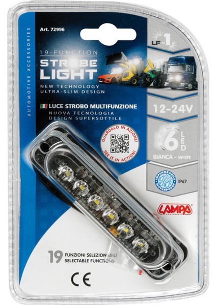 19 Fonksiyon 6 Beyaz Led Çakar Lamba 72996 fiyatları