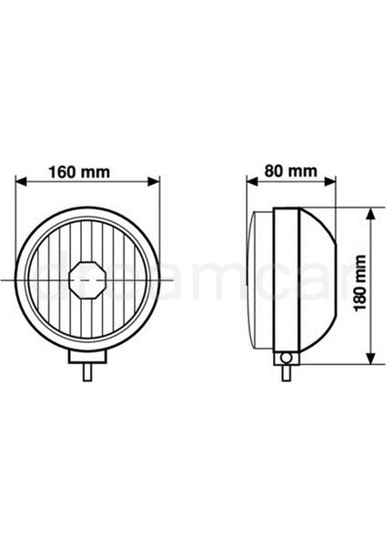 Power Halojen Sis Farı E Belgeli 12/24V 72191 fiyatları