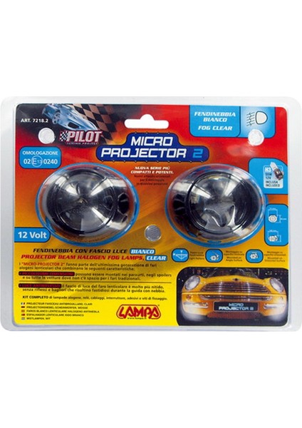 Pilot Micro Projector 2 Halogen Sis Far Kiti 72182