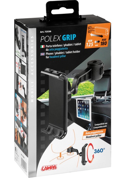 Polex Grip Koltuk Başlığı Bağlantılı Telefon Tutucu 72536 modelleri