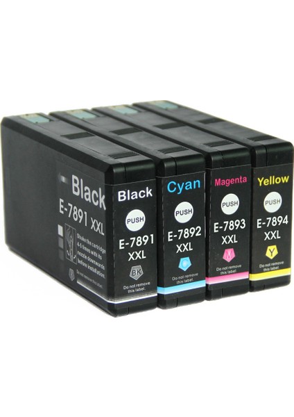 Premium® Epson T7891 Muadil Kartuş Seti
