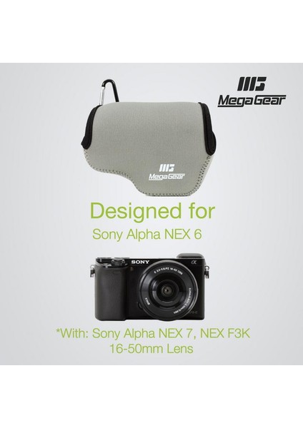 MG080 Sony Alpha Nex-F3, Nex-7, Nex-6 (16-50Mm) Neopren Kamera Kılıfı indirimleri