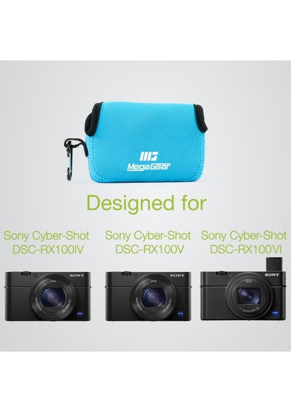 MG082 Sony Cyber-Shot Dsc-Rx100 Vı, Dsc-Rx100 V, Neopren Kamera Kılıfı