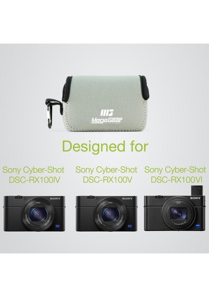 MG082 Sony Cyber-Shot Dsc-Rx100 Vı, Dsc-Rx100 V, Neopren Kamera Kılıfı