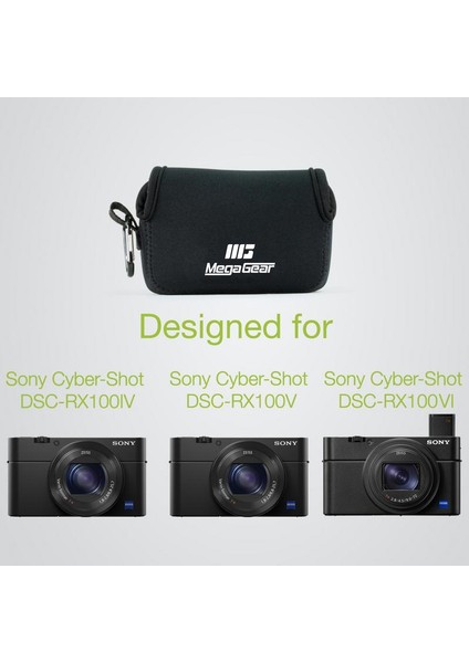 MG082 Sony Cyber-Shot Dsc-Rx100 Vı, Dsc-Rx100 V, Neopren Kamera Kılıfı indirimleri