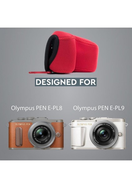 MG1017 Olympus Pen E-PL10, E-PL9, E-PL8 Neopren Kamera Kılıfı