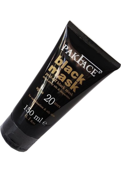 Pak Face Black Mask Up To 20 Uses 150 ml 6,1 Fl.Oz