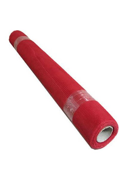 Grek Tül Süs Tülü Kapı Süsü Bebek Şekeri Nikah Şekeri Süsleme Kırmızı En: 70 cm 10 Metre