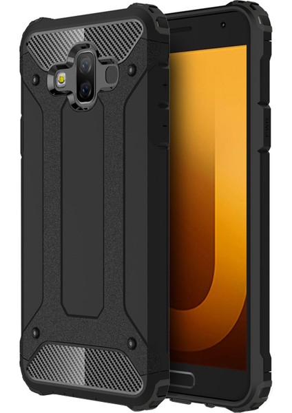 Samsung Galaxy J7 Duo Kılıf Rugged Armor Siyah