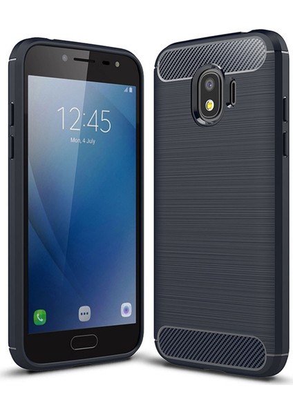 Samsung Galaxy J4 Kılıf Room Silikon Lacivert