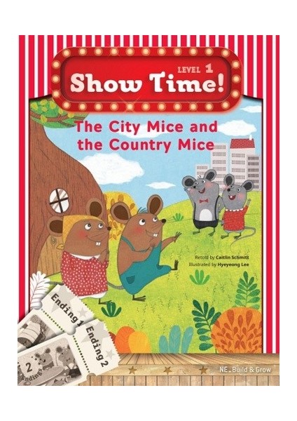 Build & Grow The City Mice And The Country Mice +Workbook +Multirom (show Time Level 1) - Caitlin schmitt