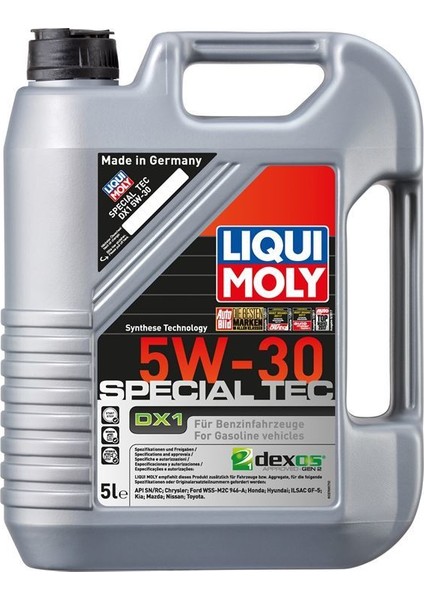 Special Tec DX1 5W-30 5 Litre Motor Yağı (Üretim Yılı: 2024)