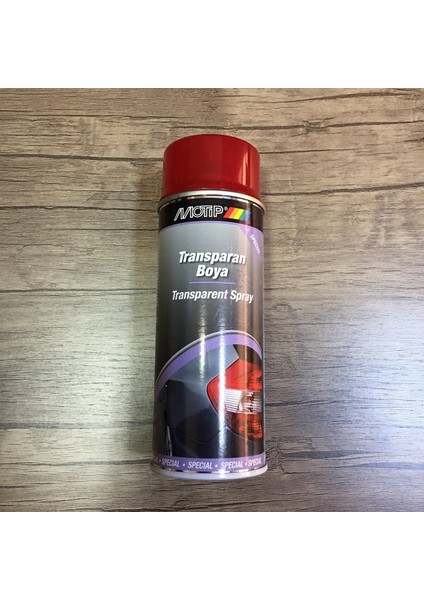 Stop Boyası Transparan Kırmızı 400Ml Made İn Germany