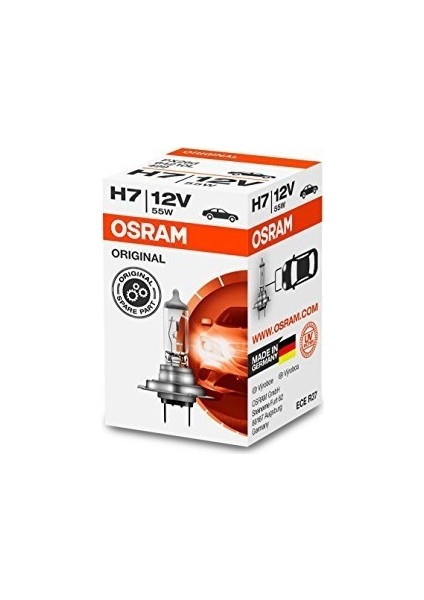 64210 H7 12V 55W Standart Ampül Alman Üretim