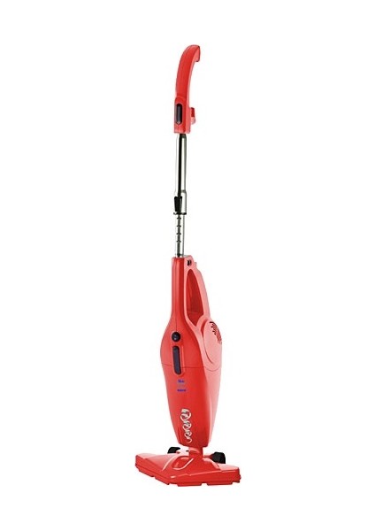 BH008 Çekgeç Teleskopik Borulu 1600W Dik Elektrikli Süpürge Kırmızı