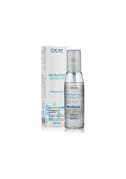 Keratin Smooth Onarıcı Bakım Yağı 125 ml