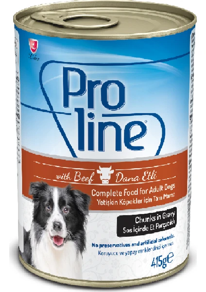 Pro Line Dana Etli 415 Köpek Konservesi