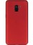 Samsung Galaxy A8 2018 Premier Silikon Kılıf Kırmızı + Ekran Koruyucu Cam + Kalem 1