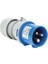 16A Cee Norm Düz Fiş Ip44 2P+E Hızlı Bağlantı 406101 1