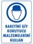 Uyarı Levhaları "Baretini Giy Koruyucu Malzemelerini Kullan" Pvc 25*35 1