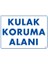 Uyarı Levhaları "Kulak Koruma Alanı" Pvc 25*35 1