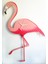 Flamingo Ayağı Sallanır Sarkaçlı Dekoratif Duvar Saati 1