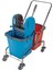 CK752 Çift Kovalı Metal Presli Krom Taşıyıcılı Temizlik Seti 2x25 LT 1