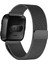 Fitbit Versa İçin Milanese Paslanmaz Çelik Kordon - Siyah 1