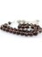 Kişiye Özel Granat (Lal-Garnet) Taşı 8 Mm Doğal Taş Tesbih Faset Kesim Tesbih 3