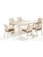 Liverno Camlı Minderli Set Cappucino 1